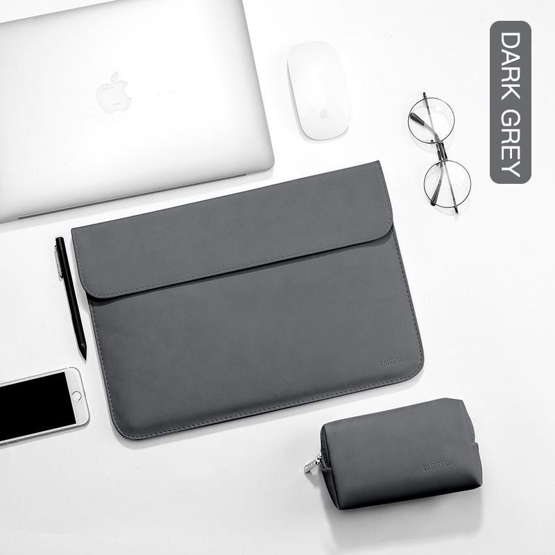 Étui à manches pour ordinateur portable, coque pour macbook M1pro et Huawei Matebook - For Rétine15 A1398 - GRIS FONCÉ