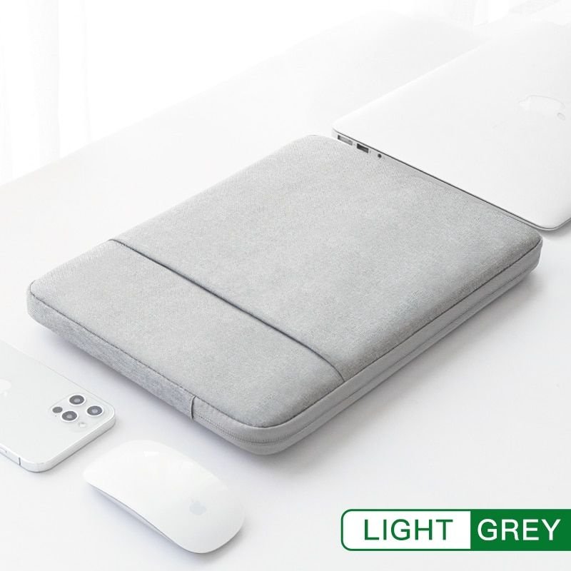 Étui pour ordinateur portable, housse de transport pour Macbook Air Pro M1 15.4, accessoires de coque pour Huawei Xiaomi HP lenovo, pouces - For 10 pouces - GRIS CLAIR