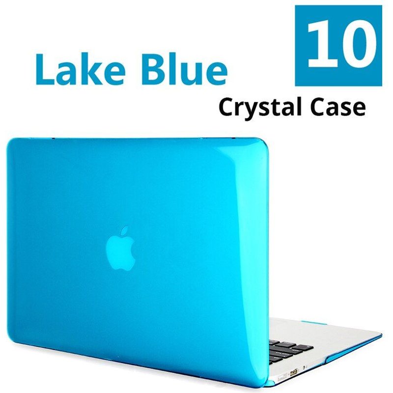 Étui rigide pour Macbook Air Retina Pro , couvercle de clavier gratuit - For A2289 A2251 A2338 - Crystal Lac Bleu
