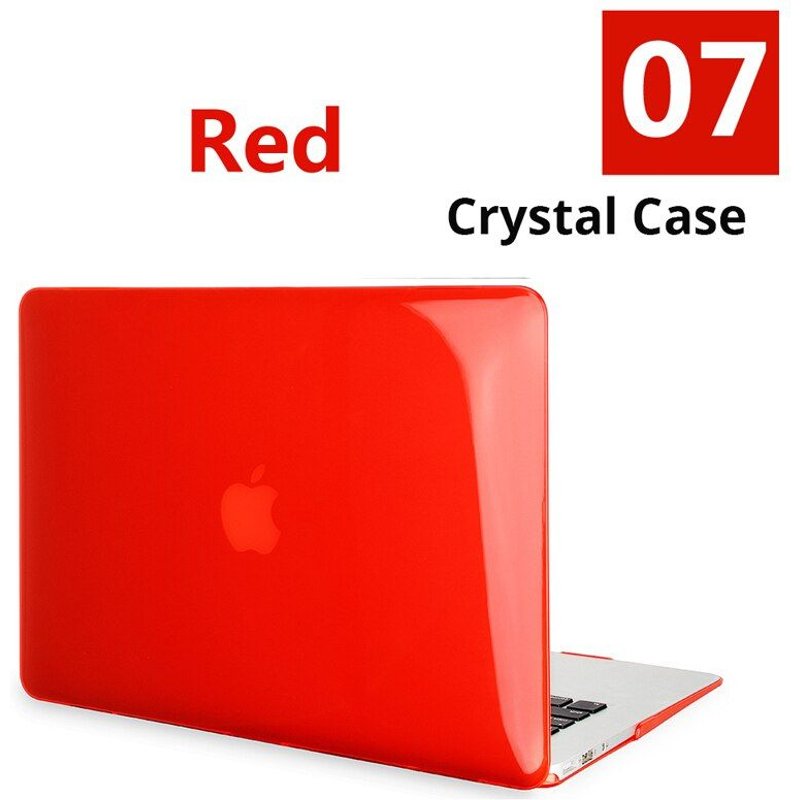 Étui rigide pour Macbook Air Retina Pro , couvercle de clavier gratuit - For Modèle A1286 - Cristal rouge