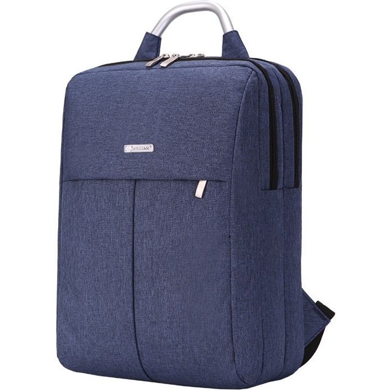 Grand sac à dos étanche pour hommes, à la mode, pour ordinateur, de voyage, d'affaires - Bleu