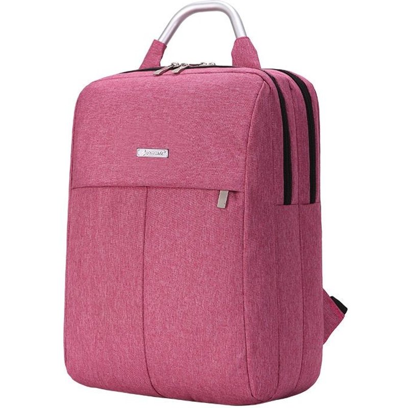 Grand sac à dos étanche pour hommes, à la mode, pour ordinateur, de voyage, d'affaires - Rose