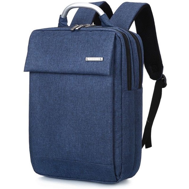 Grand sac à dos étanche pour hommes, à la mode, pour ordinateur, de voyage, d'affaires - Type2-bleu