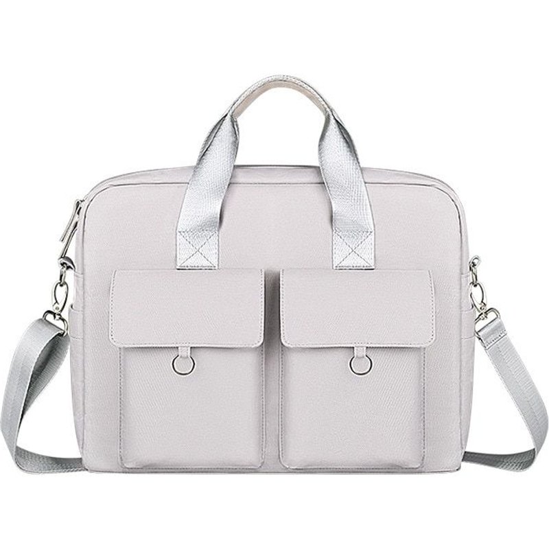 Grand Sac D'ordinateur Portable Étanche Sacoche Pour Ordinateur Portable Pour Macbook Air Pro Ordinateur Portable Mallette Pour Ordinateur Portable - For 14-15 pouces - gris