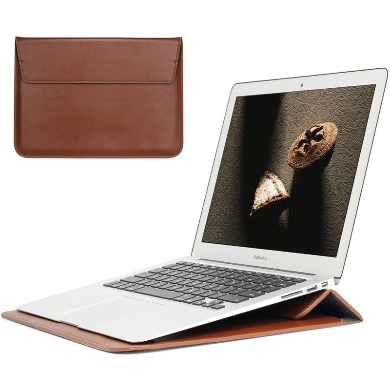 Housse de support pour ordinateur portable, étui pour Apple Macbook - For 15 pouces A1398 - Marron 1