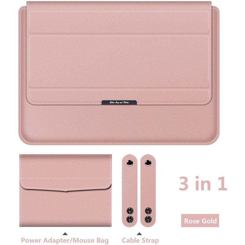 Housse Pour Ordinateur Portable, Compatible Avec Macbook Air Pro, Huawei, Xiaomi - For 13 Pouces - Or Rose