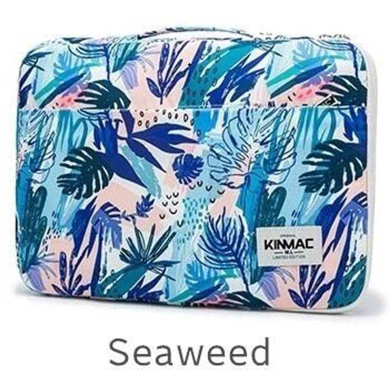 Imperméable Kinmac Mallette Ordinateur Portable Sac , Dame Homme Femmes Poignée Étui Pour Macbook Air Pro M1 PC,DropShip - For 12 pouces - Algue