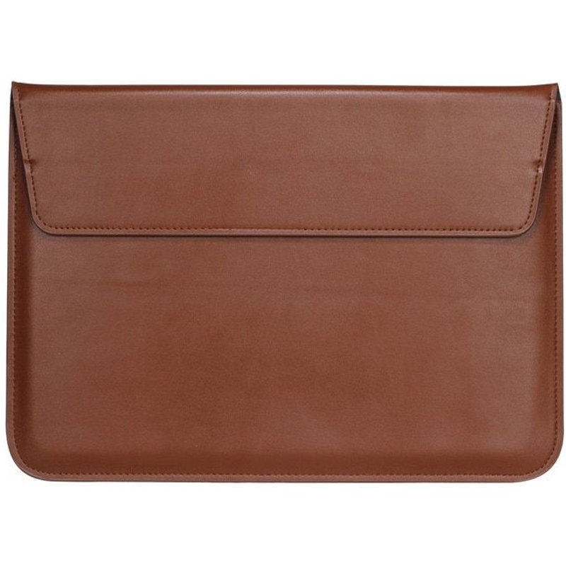 Pochette en cuir PU pour ordinateur portable, étui de protection pour Macbook Air Pro Retina - For 13,3 pouces - brun