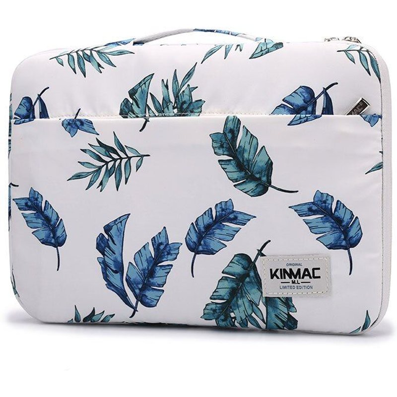 Pochette pour ordinateur portable, pochette imprimée pour Macbook, Acer, HP - For 14 - Feuille de banane