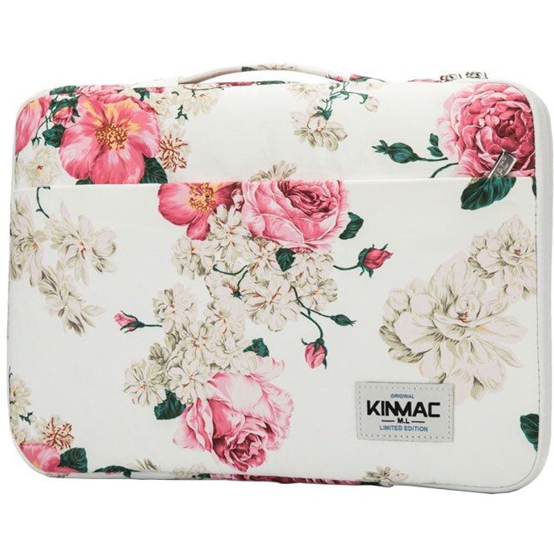 Pochette pour ordinateur portable, pochette imprimée pour Macbook, Acer, HP - For 14 - Pivoine