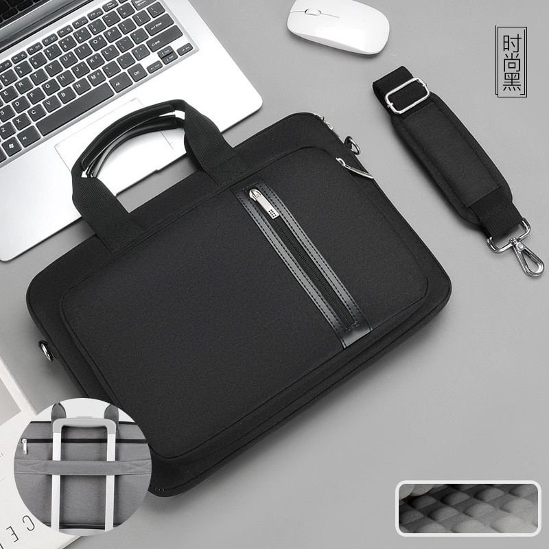 porte-documents pour ordinateur portable et tablette, sacoche de Protection pour Macbook et iPad - For 15.6-Pouces - Le noir