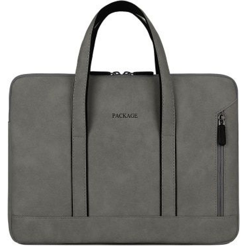 Sac à main en cuir PU pour ordinateur portable, sacoche de luxe pour ordinateur portable de pour Macbook Pro Air 13, Xiaomi Asus - For Pendant 15,6 pouces - Gris foncé