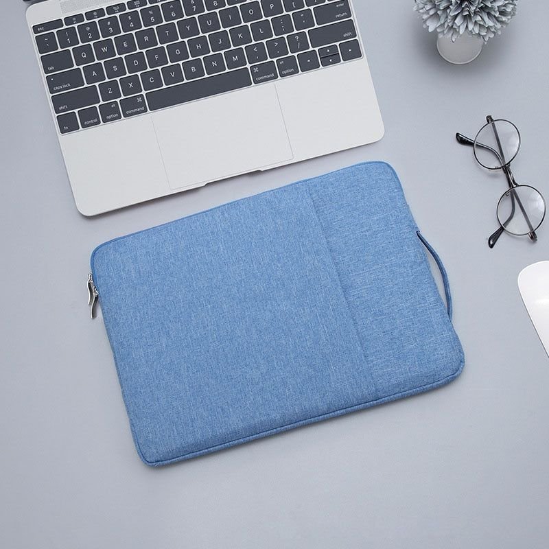 Sac à main étanche avec manches, pochette de 14 pour Macbook 2020 Air 13 Pro 15, sacoche pour ordinateur portable Xiaomi MateBook - For 13 pouces - bleu
