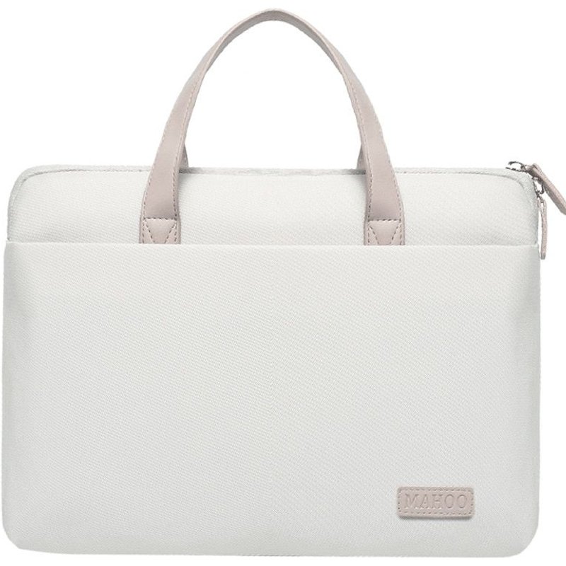 Sac à main étanche pour ordinateur portable, sacoche à bandoulière pour Macbook Air Pro MagicBook xiaomi - For 13,3 pouces-14 pouces - Gris clair