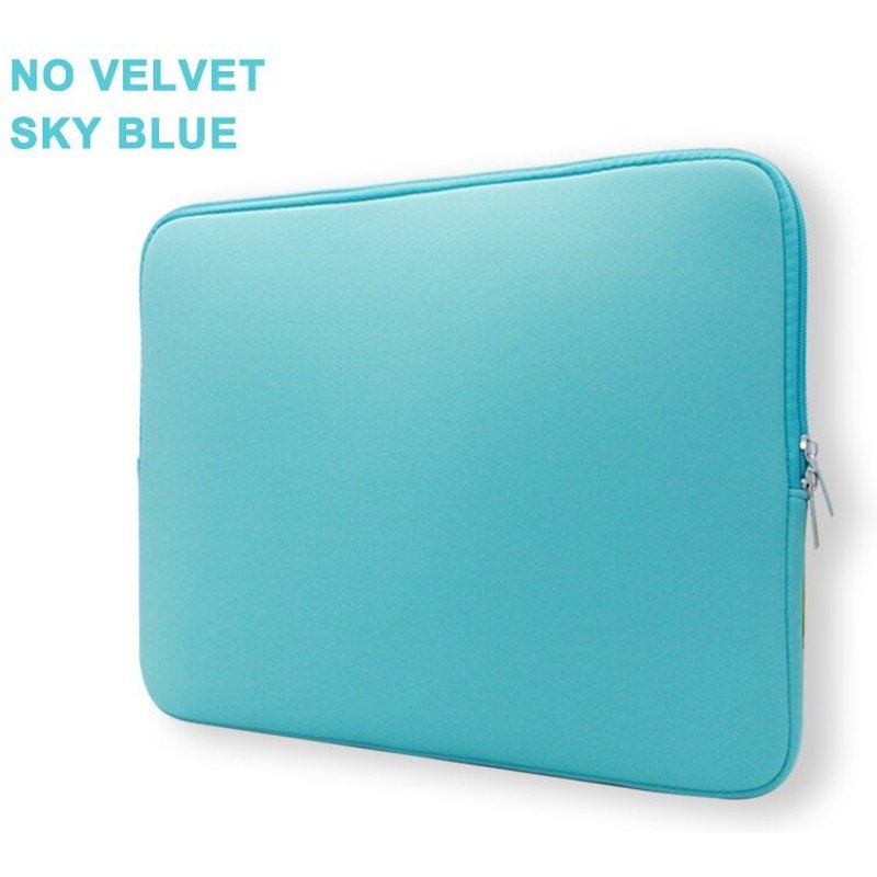 Sacoche à manches pour ordinateur portable, compatible avec Macbook Xiaomi Huawei HP Dell - For 15.6inch - Bleu ciel