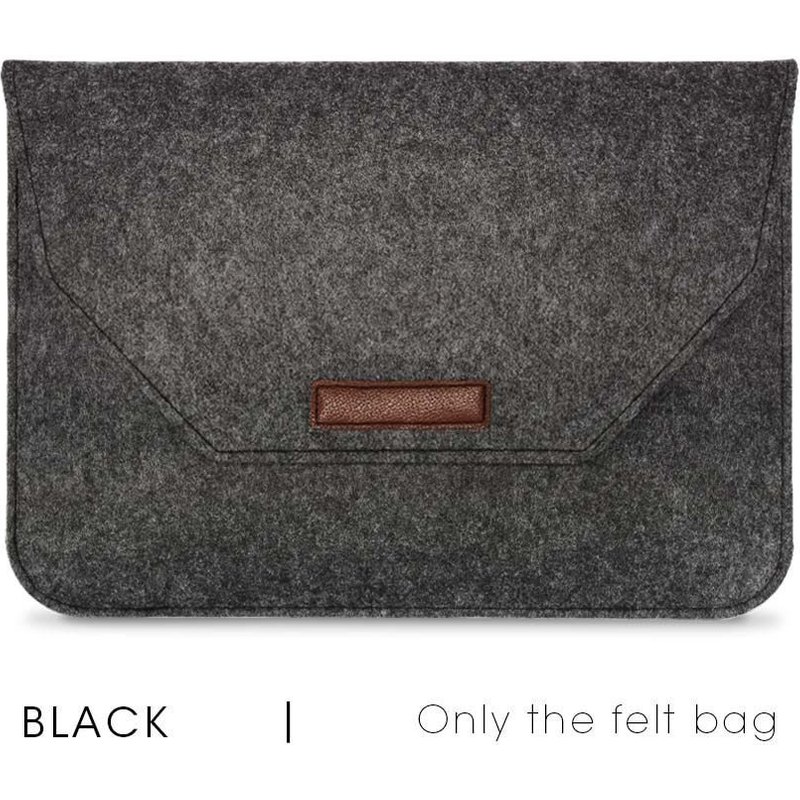 Sacoche à manches souples pour Macbook Air Pro Retina, étui pour ordinateur portable et tablette HP/Dell/Mac book, nouveauté - For Modèle A1989 - Le noir