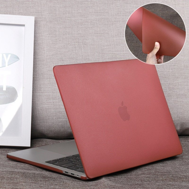 Ultra-mince TPU Étui Souple Pour MacBook Air - For Nouveau PRO 16 A2141 - Vin de vin mat