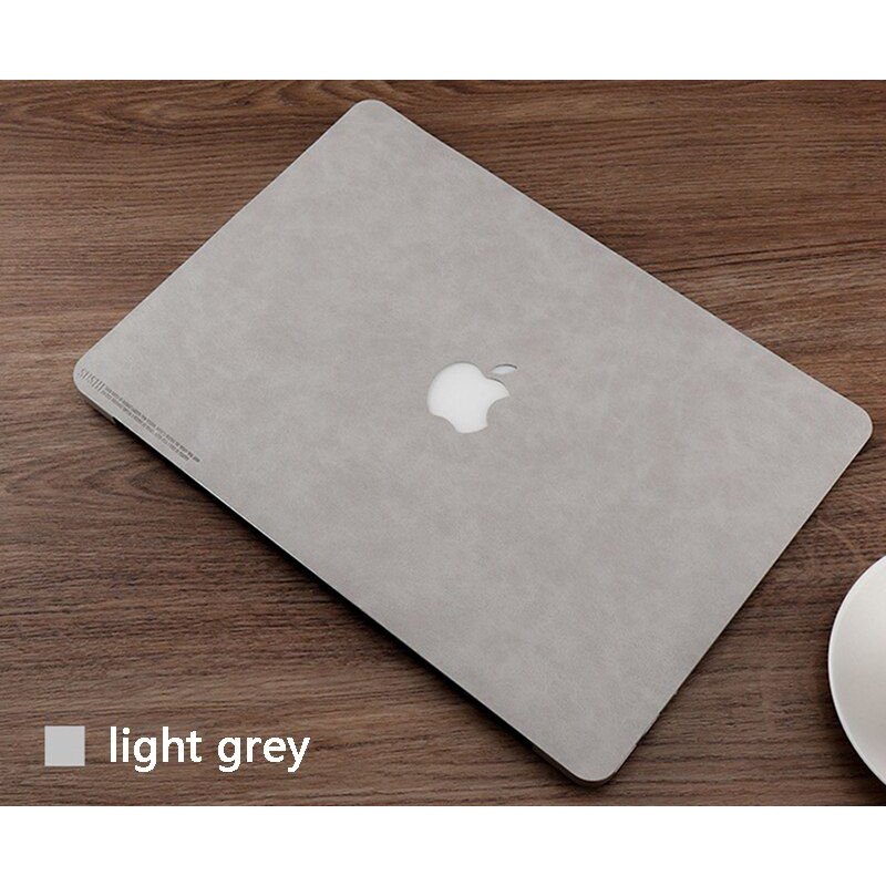 Coque en cuir PU pour Macbook, housse de protection pour barre de touche - For Pro13.3 A2251 - Gris clair