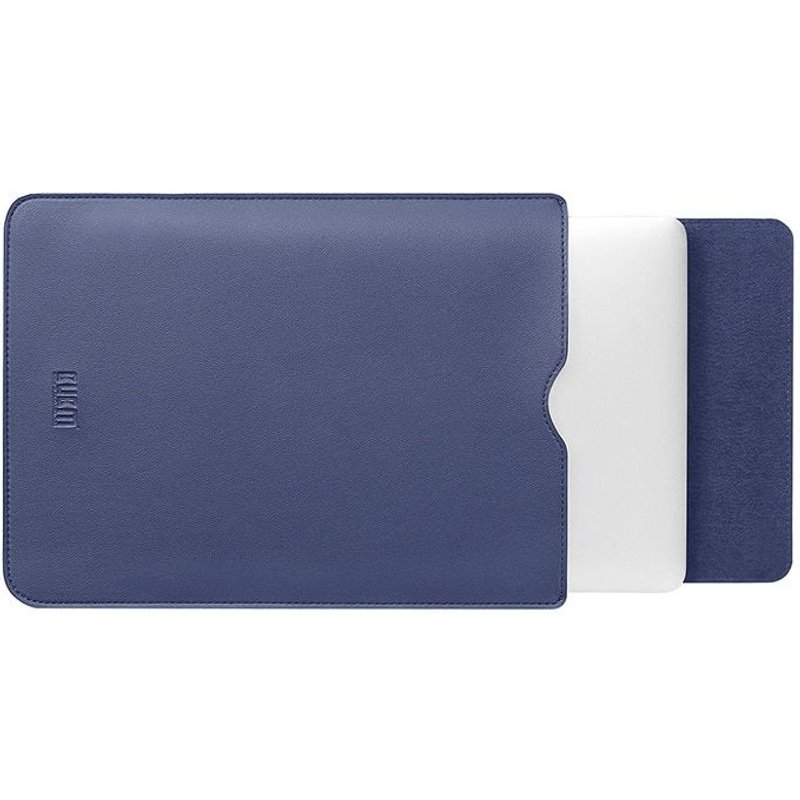Coque en PU pour Macbook Air Pro Retina - For 13,3 pouces - Bleu
