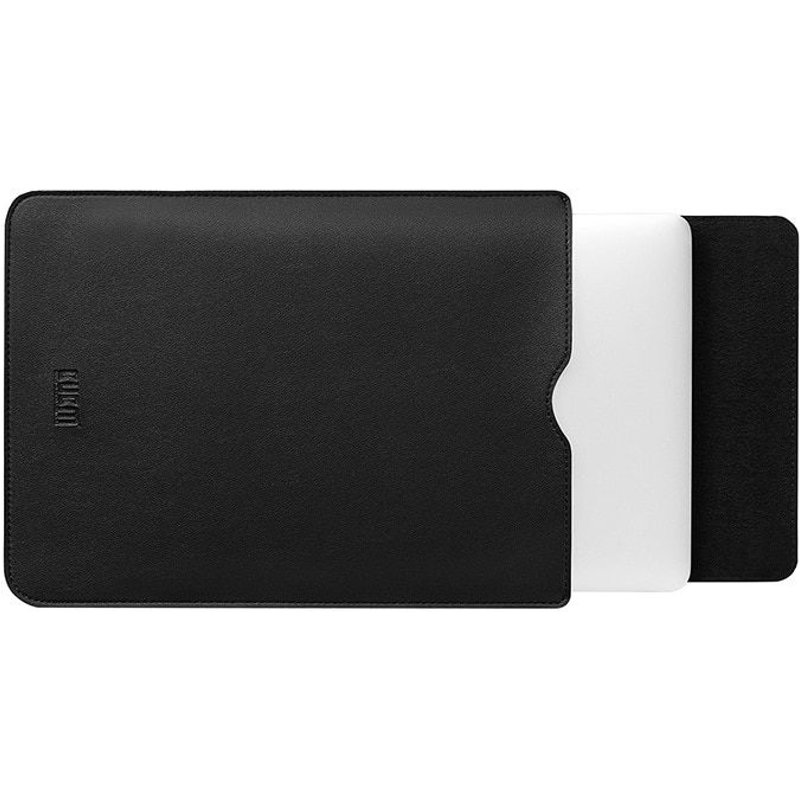 Coque en PU pour Macbook Air Pro Retina - For 15,4 pouces - le noir
