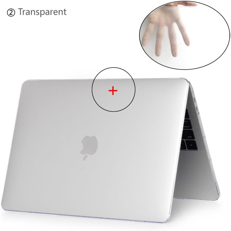 Coque givrée Matte pour MacBook - For PRO 15 A1707 A1990 - Mat transparent