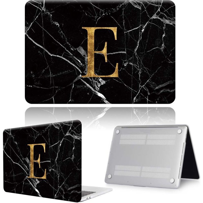 Coque imprimée en marbre noir pour Apple MACBOOK - For AIR 11 A1370 A1465 - 6.TRETTER E