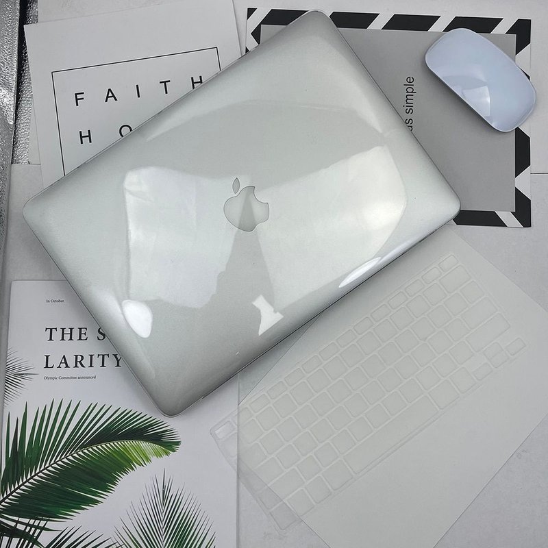 Coque mate pour Macbook - For Vieille air A1466 A1369 - Cristal transparent