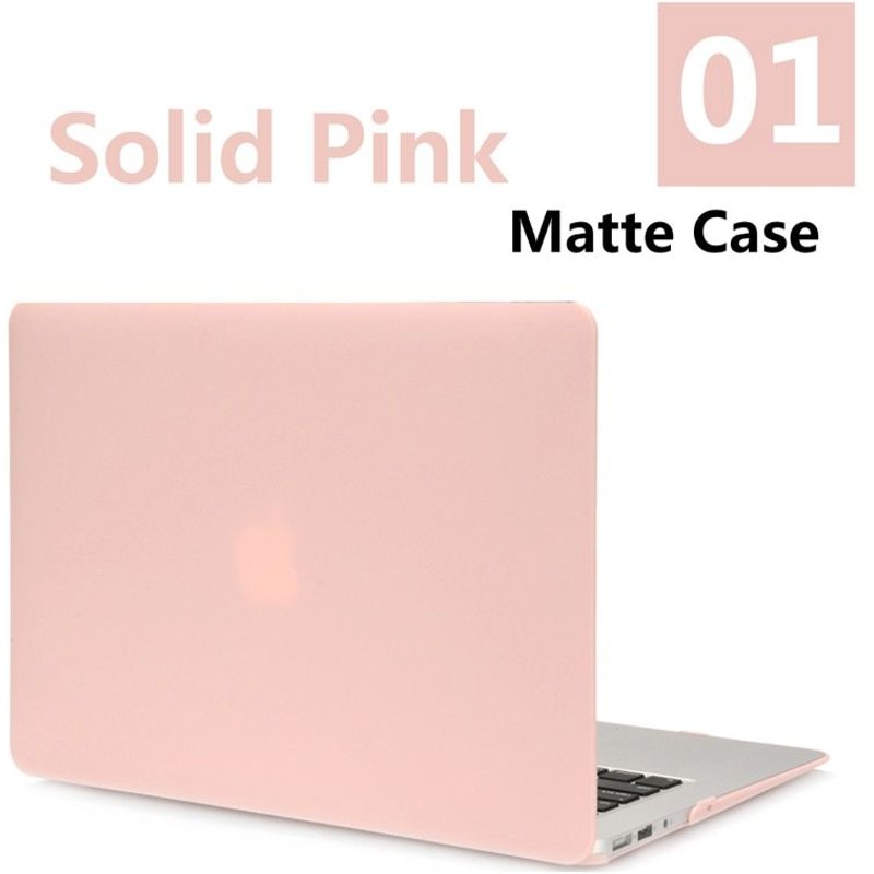 Coque Matte pour Apple Macbook - For Modèle A1932 - Mate solide rose