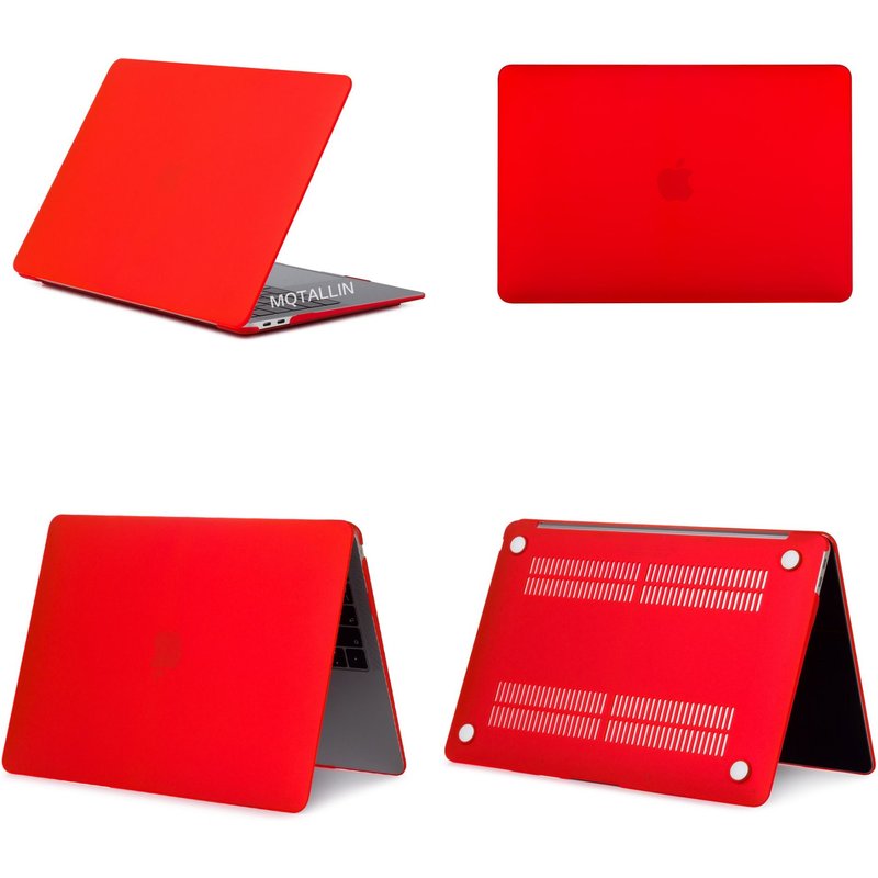Coque pour Macbook - For Modèle A1278 - Rouge-mat