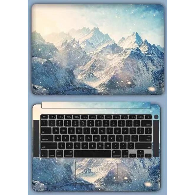 Autocollant Housse pour pc portable Microsoft pouces Pour Microsoft Lapop Aller 1943 Coque pour Ordinateur Portable - For Laptop surface4 15 - Print5 2pcs