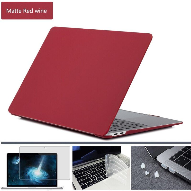 Coque pour APPle MacBook Air Pro Retina - For 2020 NOUVEAU AIR13 A2179 - Vin rouge mat