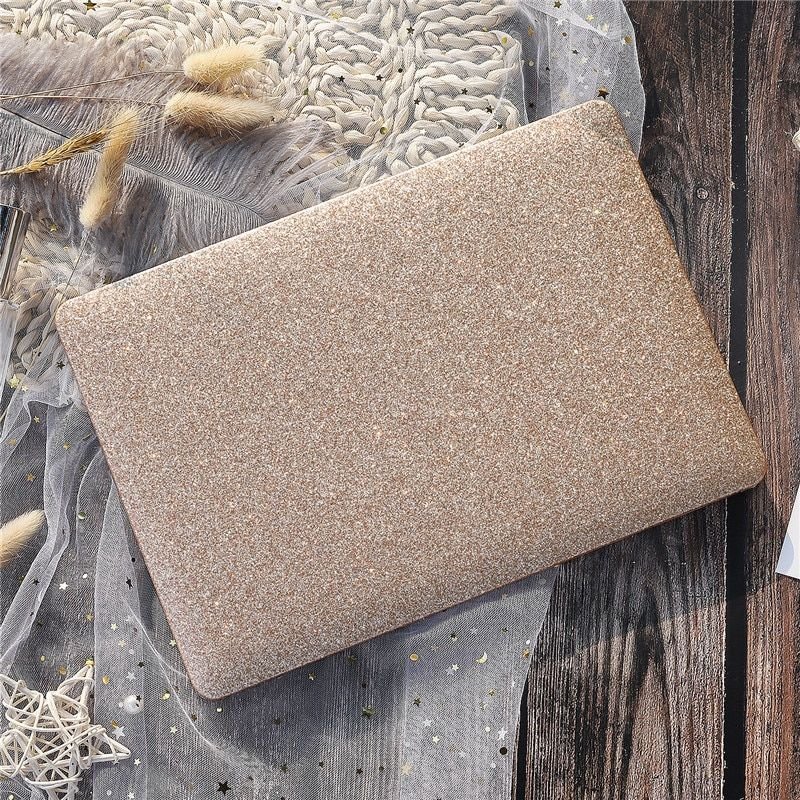 Coque pour Macbook avec couvercle de clavier - For A2159 A1706 A1989 - Bling or