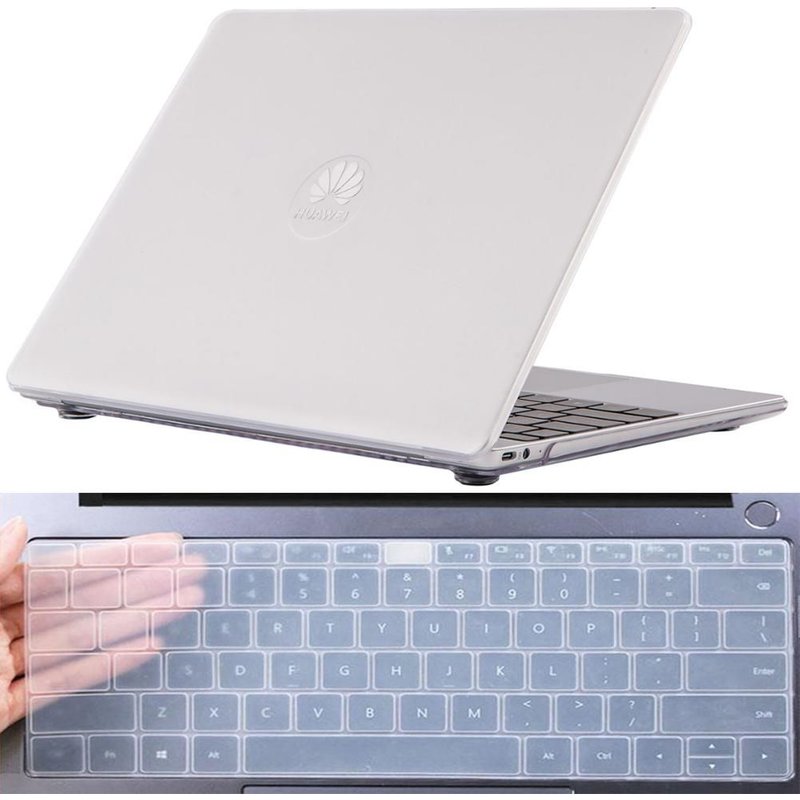 Coque pour MagicBook , avec couvercle de clavier - For MateBook 13 - Mat transparent