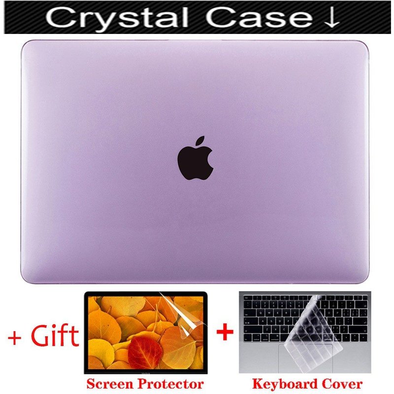 Coque pour ordinateur portable Apple Macbook - For Modèle A1425 A1502 - Cristal violet