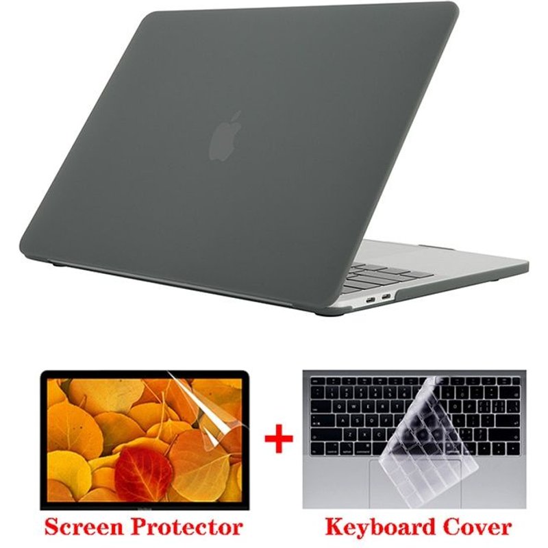 Coque pour ordinateur portable Apple MacBook - For Modèle A1708 - Mat vert foncé