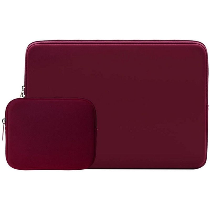 Coque pour ordinateur portable et Notebook, compatible avec mac book Pro Air Retina , Xiaomi, Huawei, HP, Dell - For 13 pouces - vin rouge
