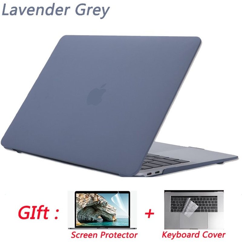 Coque d'ordinateur portable couleur crème pour Macbook Air - For 15.3Pro Retina A1398 - Lavande gris