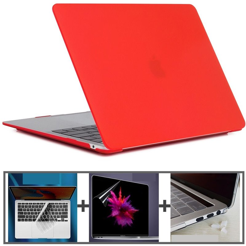 Coque pour MacBook - For PRO15 DVD ROM A1286 - rouge
