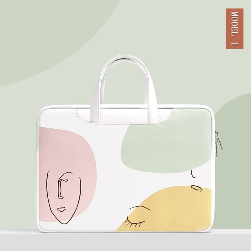 Sac à main pour ordinateur portable, sacoche pour Macbook Air Pro 14 15 Xiaomi 15.6, sacoche pour ordinateur portable Dell Huawei HP Business, mallette pour femmes - For 13 pouces - Modèle 1