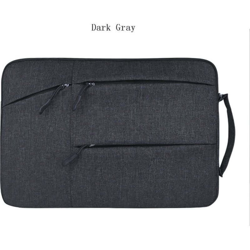 Sac à main pour Macbook Air 13 M1 Pro, sacoche pour ordinateur portable Lenovo, pochette en Nylon pour Xiaomi Air, HW Matebook - For Pour Xiaomi Air 13.3 - Gris foncé