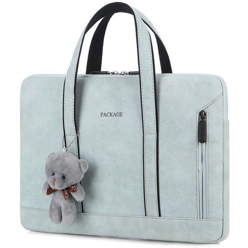 Sac à main pour ordinateur portable et tablette de pochette d'ordinateur pouces, sacoche avec fermeture éclair - For 14 Pouces - Bleu clair