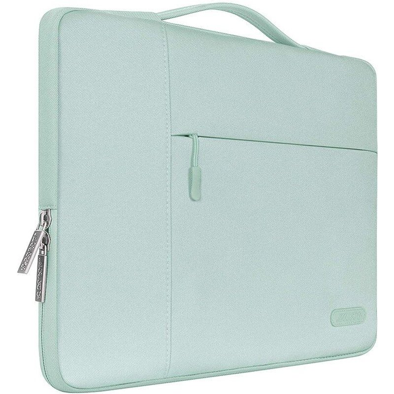 Sac étanche pour ordinateur portable, sacoche à bandoulière pour ordinateur portable de pour Macbook Air Pro porte-documents - For Pro 16 pouces A2141 - Menthe verte
