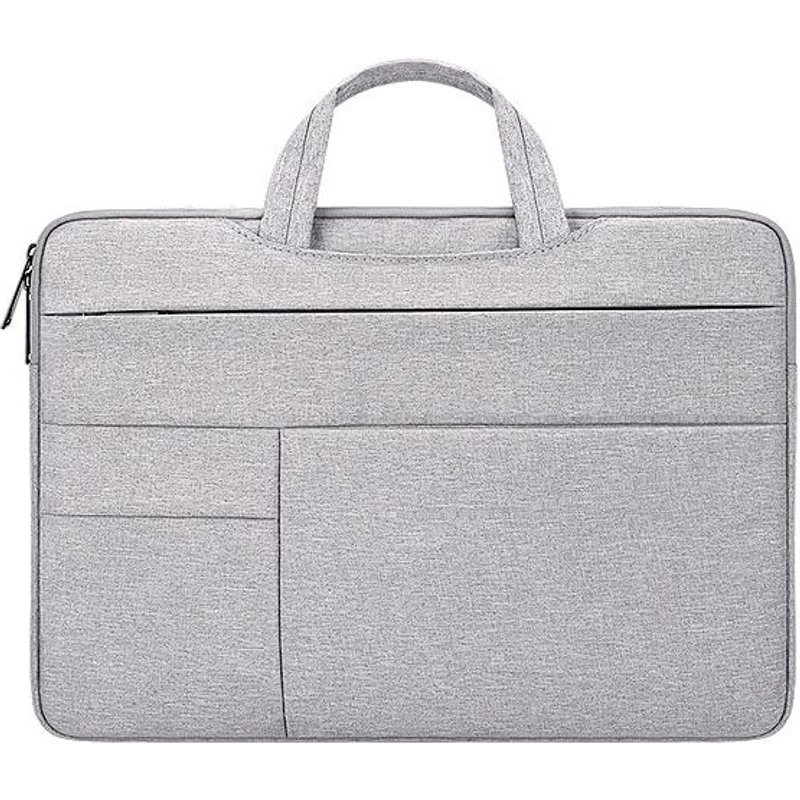 Sac universel pour ordinateur portable, sacoche pour ordinateur portable Macbook, sac à main, sac à bandoulière, mallette de voyage - For 14.1 pouce - Gris