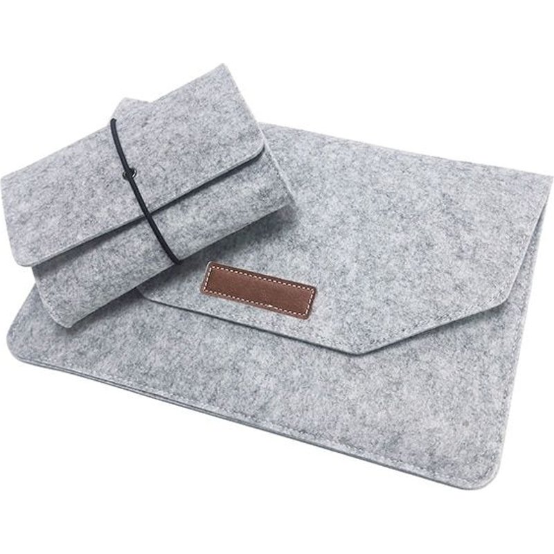 Sacoche à manche pour ordinateur portable, étui pour Apple Macbook Air Pro 2021 et HuaWei Honor MagicBook MateBook - For Magicbook Pro 16.1 - Gris avec sbag