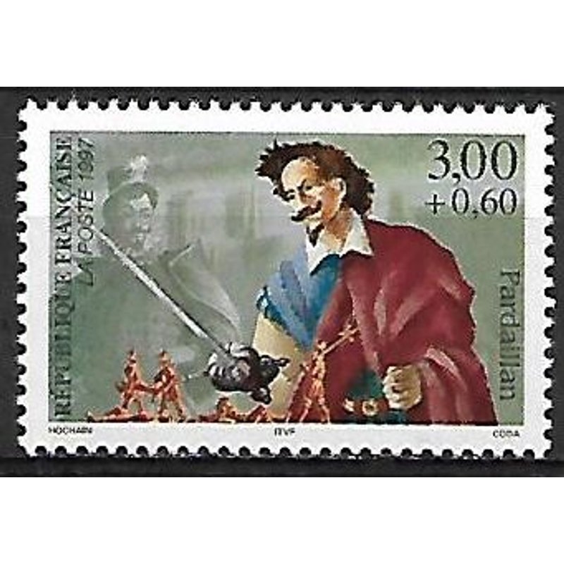 Timbre France 1997 Neuf** 3116 - Héros D'aventure "Pardaillan