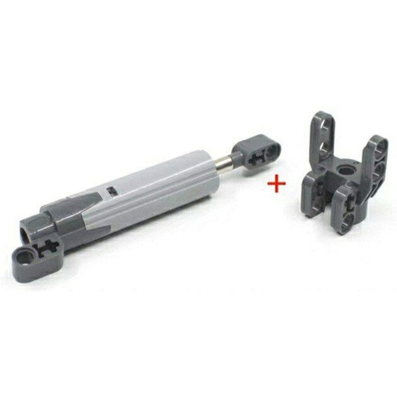 2 Pcs - Blocs De Construction Moc En Briques, Pièces De Haute Technologie Ev3 Actionneur Linéaire, Connecteurs De Poussée 61904 61927