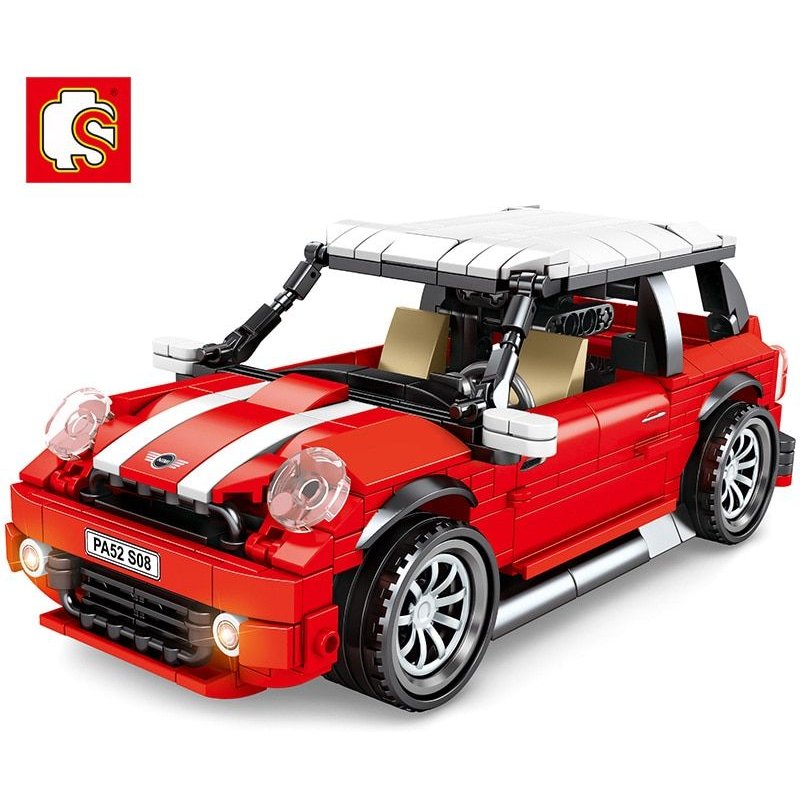557pcs Pas De Boîte - Sembo Mini Voiture De Course De Sport, Blocs De Construction, Véhicules De Course De Vitesse De Haute Technologie, Ensembles De Briques Supercar, Jouets Pour Enfants, Cadeaux Pour Garçons