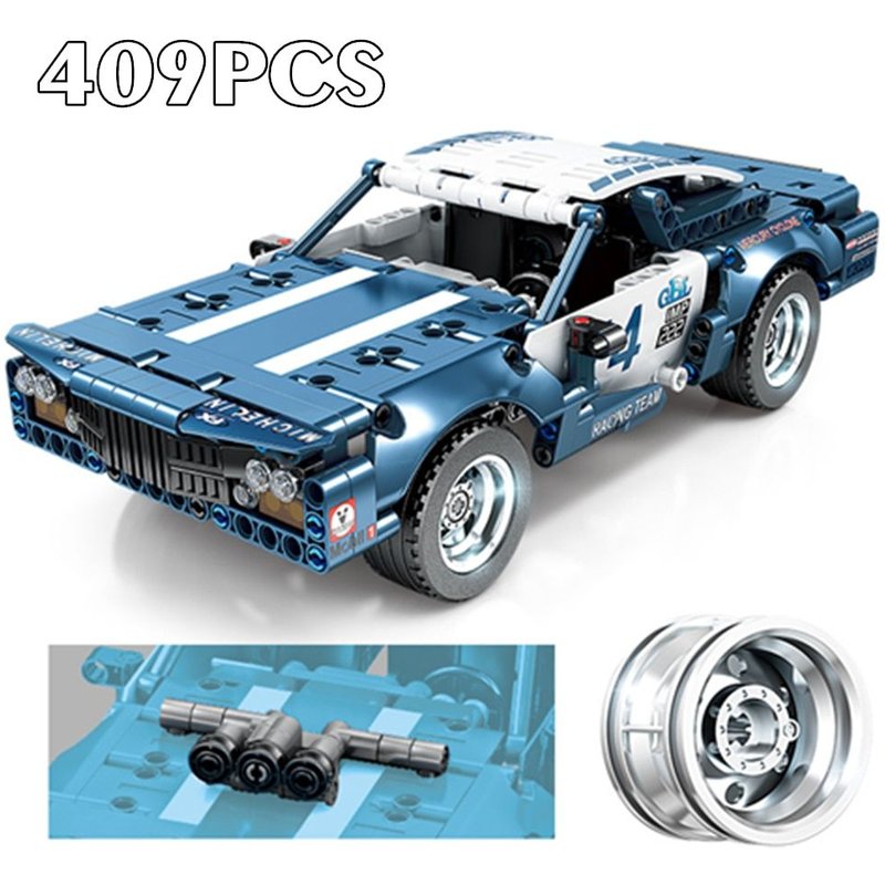 Pas De Boîte Originale - Blocs De Construction En Briques Pour Enfants, Modèle De Voiture Musclée, Briques D'expert, Ensemble De Jouets Pour Enfants, Cadeau, Nouvelle Collection