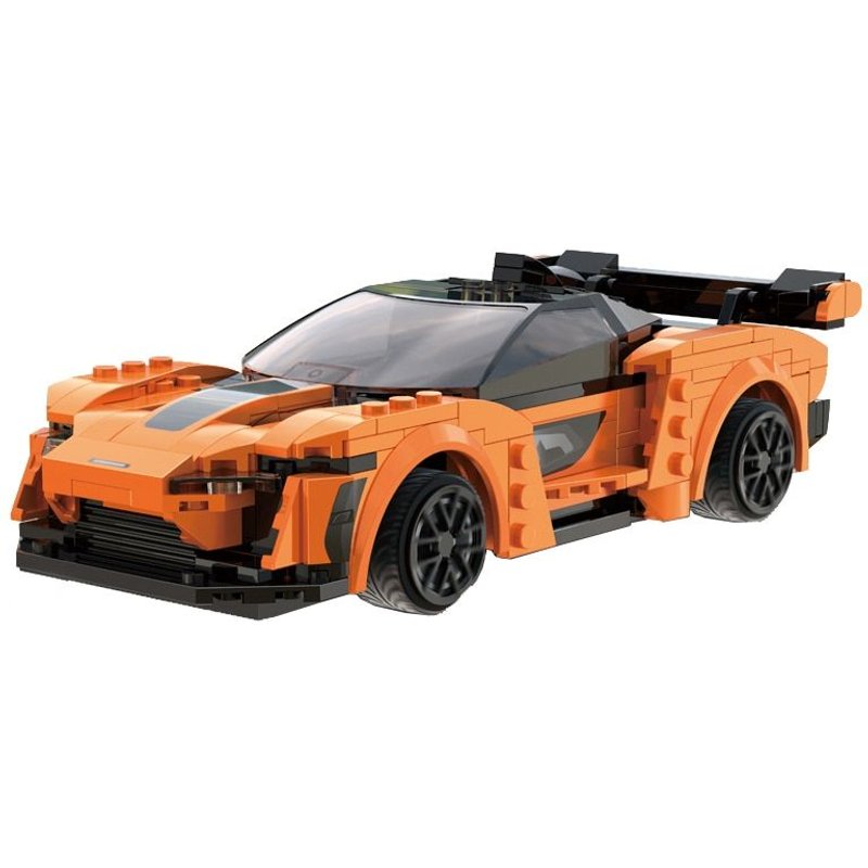 Pas De Boîte Originale - Voiture De Sport De Feu À Assembler En Blocs De Construction, Modèle De Briques, Jouets Éducatifs Pour Enfants, Cadeau D'anniversaire