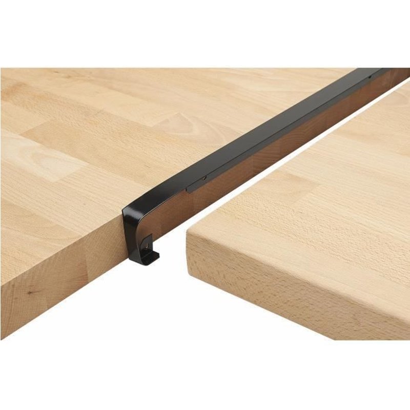 NORDLINGER PRO Profil jonction d'angle - Aluminium - 2/4R 38 mm R3/5 mm x 670 mm - Noir